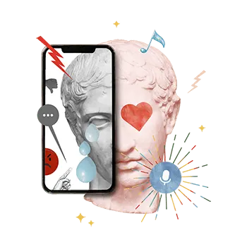 A creative Mercury Digital collage inspired by social media